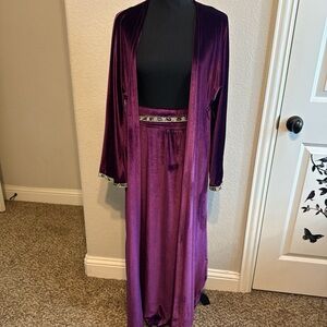 Elegant Purple Women's dress and skirt